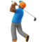 Person Golfing - Medium Black emoji on Apple